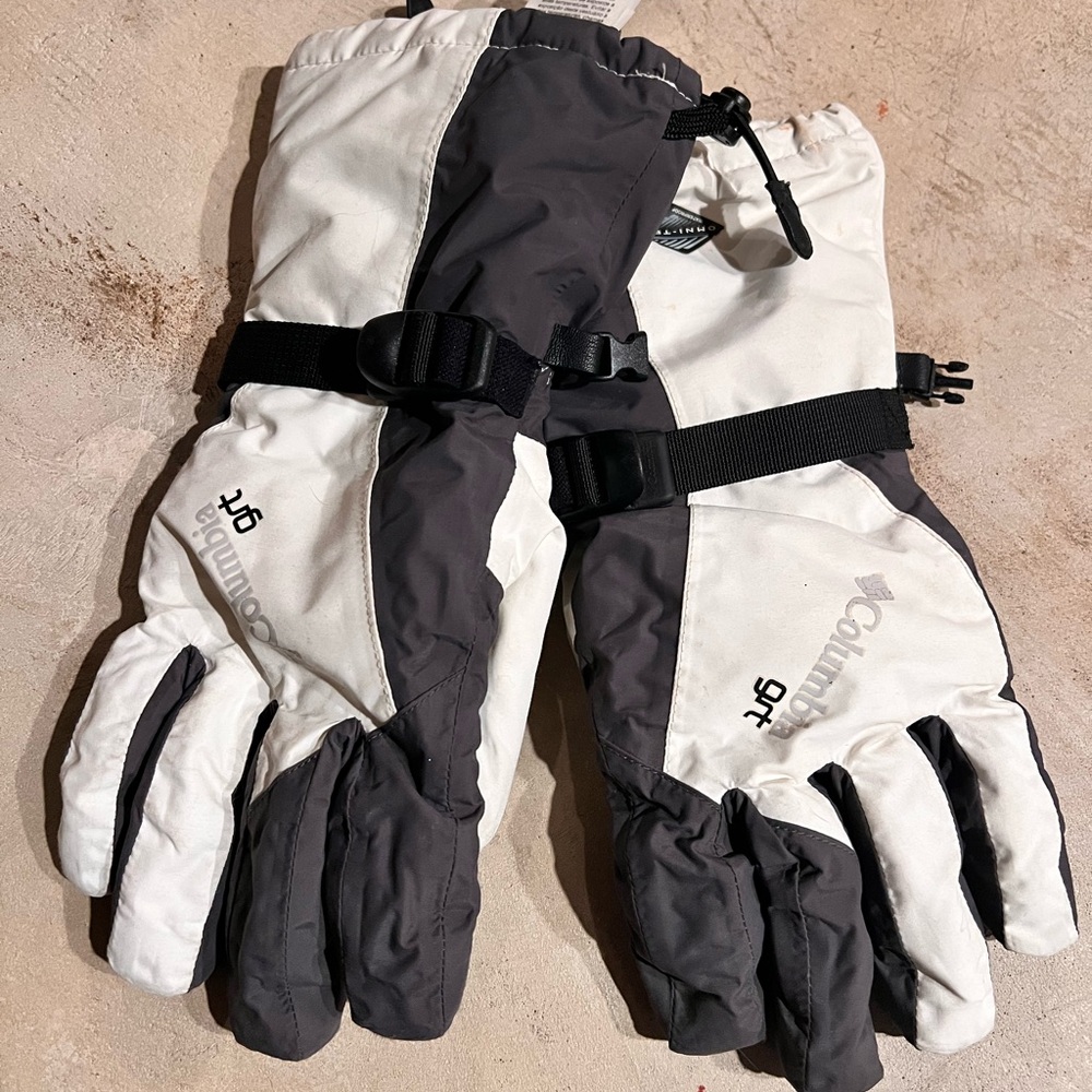 Columbia Men's White and Gray Jacket
